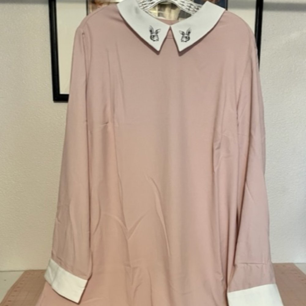 Victoria Beckham Wednesday Addams pink dress NWT